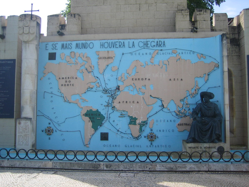 Mapa dos Descobrimentos Portugueses